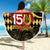 Kentucky Horse Racing Beach Blanket Celebrating 151 Years Horseshoe With Roses