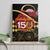 Kentucky Horse Racing Canvas Wall Art Celebrating 151 Years Horseshoe With Roses