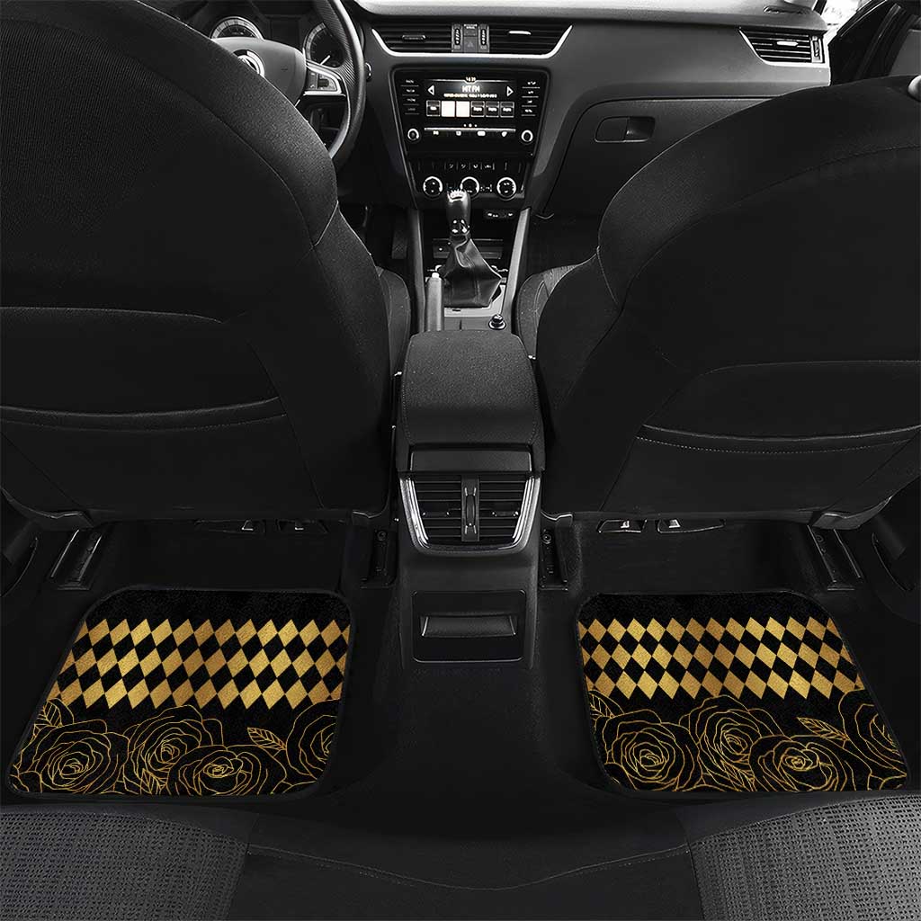 Kentucky Horse Racing Car Mats Celebrating 151 Years Horseshoe With Roses