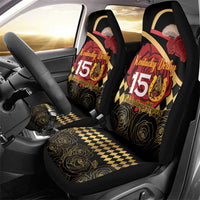 Kentucky Horse Racing Car Seat Cover Celebrating 151 Years Horseshoe With Roses