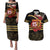 Kentucky Horse Racing Couples Matching Puletasi and Hawaiian Shirt Celebrating 151 Years Horseshoe With Roses