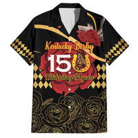 Kentucky Horse Racing Family Matching Long Sleeve Bodycon Dress and Hawaiian Shirt Celebrating 151 Years Horseshoe With Roses