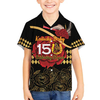 Kentucky Horse Racing Family Matching Off Shoulder Maxi Dress and Hawaiian Shirt Celebrating 151 Years Horseshoe With Roses