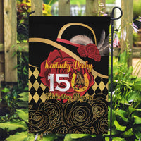 Kentucky Horse Racing Garden Flag Celebrating 151 Years Horseshoe With Roses