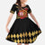 Kentucky Horse Racing Kid Short Sleeve Dress Celebrating 151 Years Horseshoe With Roses