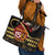 Kentucky Horse Racing Leather Tote Bag Celebrating 151 Years Horseshoe With Roses