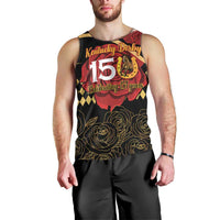 Kentucky Horse Racing Men Tank Top Celebrating 151 Years Horseshoe With Roses