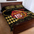Kentucky Horse Racing Quilt Bed Set Celebrating 151 Years Horseshoe With Roses