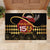 Kentucky Horse Racing Rubber Doormat Celebrating 151 Years Horseshoe With Roses