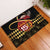 Kentucky Horse Racing Rubber Doormat Celebrating 151 Years Horseshoe With Roses