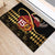 Kentucky Horse Racing Rubber Doormat Celebrating 151 Years Horseshoe With Roses