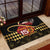 Kentucky Horse Racing Rubber Doormat Celebrating 151 Years Horseshoe With Roses