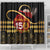 Kentucky Horse Racing Shower Curtain Celebrating 151 Years Horseshoe With Roses