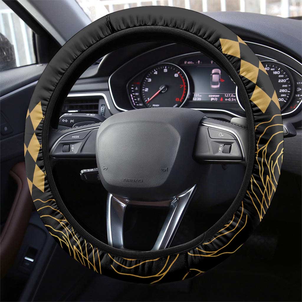 Kentucky Horse Racing Steering Wheel Cover Celebrating 151 Years Horseshoe With Roses