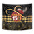 Kentucky Horse Racing Tapestry Celebrating 151 Years Horseshoe With Roses