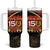 Kentucky Horse Racing Tumbler With Handle Celebrating 151 Years Horseshoe With Roses
