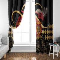 Kentucky Horse Racing Window Curtain Celebrating 151 Years Horseshoe With Roses