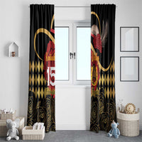 Kentucky Horse Racing Window Curtain Celebrating 151 Years Horseshoe With Roses