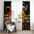 Kentucky Horse Racing Window Curtain Celebrating 151 Years Horseshoe With Roses