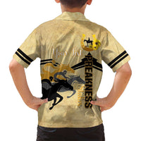 Personalized Preakness Horse Racing Family Matching Long Sleeve Bodycon Dress and Hawaiian Shirt 150th Anniversary Run For The Black-Eyed Susans