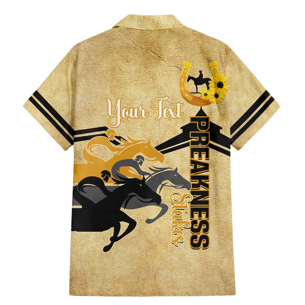 Personalized Preakness Horse Racing Family Matching Mermaid Dress and Hawaiian Shirt 150th Anniversary Run For The Black-Eyed Susans