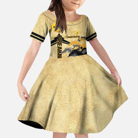 Personalized Preakness Horse Racing Family Matching Puletasi and Hawaiian Shirt 150th Anniversary Run For The Black-Eyed Susans