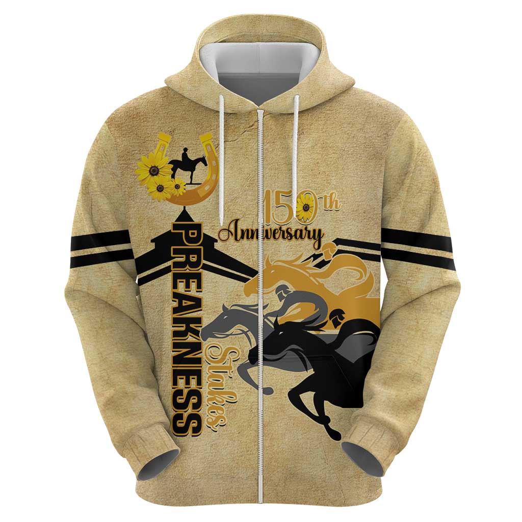 Personalized Preakness Horse Racing Hoodie 150th Anniversary Run For The Black-Eyed Susans