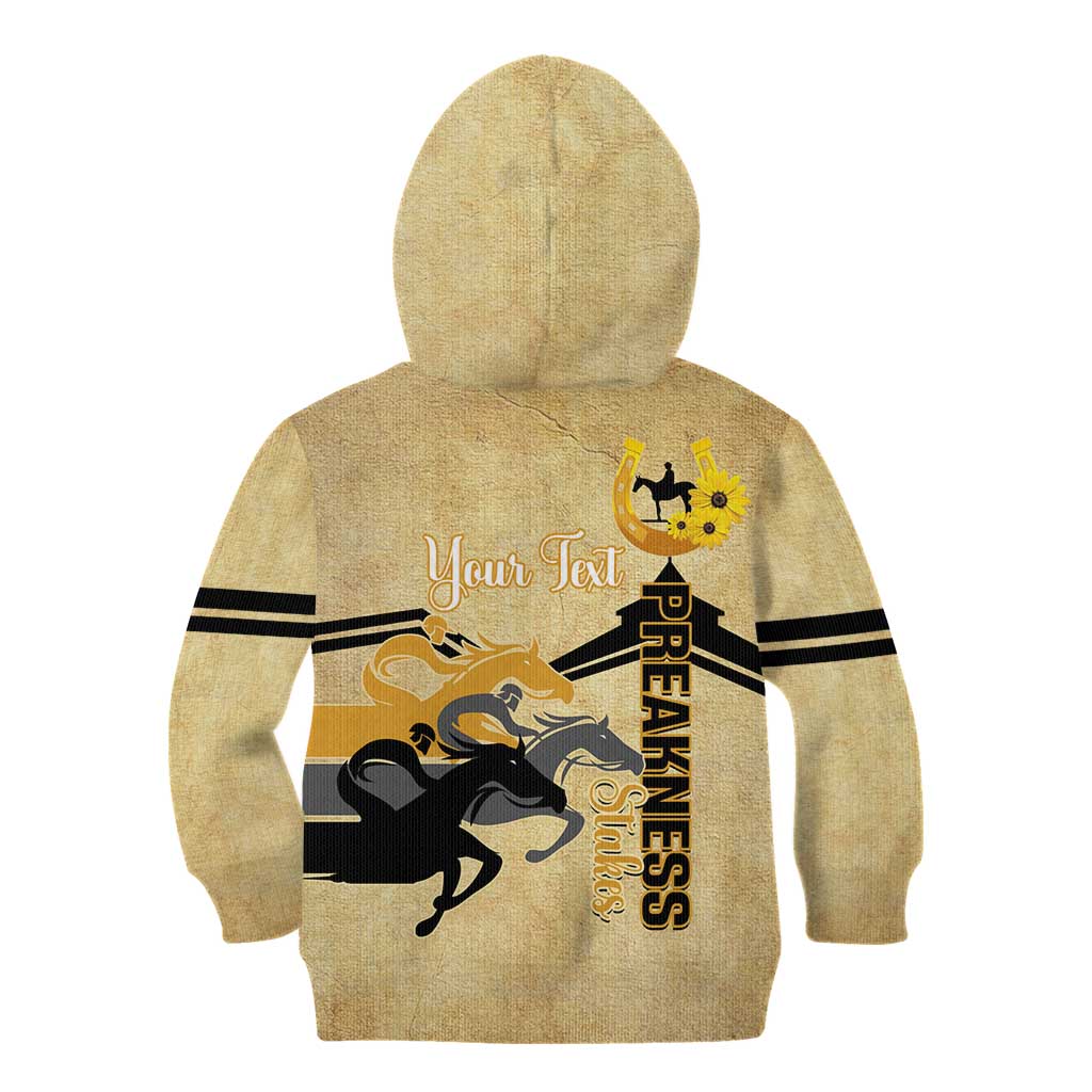 Personalized Preakness Horse Racing Kid Hoodie 150th Anniversary Run For The Black-Eyed Susans