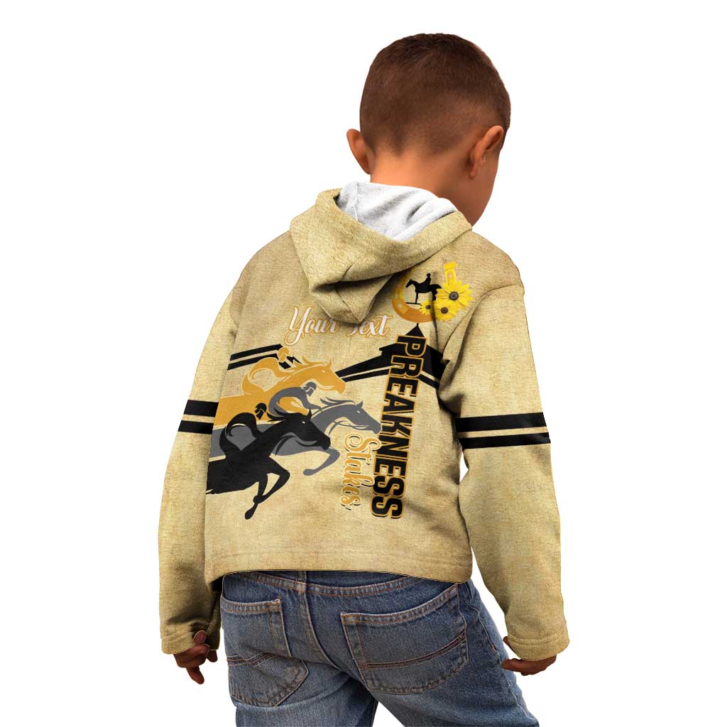 Personalized Preakness Horse Racing Kid Hoodie 150th Anniversary Run For The Black-Eyed Susans