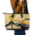 Personalized Preakness Horse Racing Leather Tote Bag 150th Anniversary Run For The Black-Eyed Susans