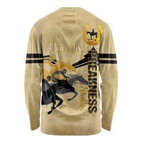 Personalized Preakness Horse Racing Long Sleeve Shirt 150th Anniversary Run For The Black-Eyed Susans