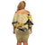 Personalized Preakness Horse Racing Off Shoulder Short Dress 150th Anniversary Run For The Black-Eyed Susans