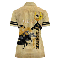 Personalized Preakness Horse Racing Women Polo Shirt 150th Anniversary Run For The Black-Eyed Susans