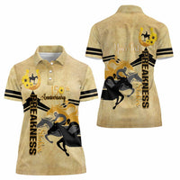 Personalized Preakness Horse Racing Women Polo Shirt 150th Anniversary Run For The Black-Eyed Susans