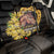 Personalized Preakness Horse Racing Back Car Seat Cover Horseshoe With Black-Eyed Susans