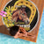 Personalized Preakness Horse Racing Beach Blanket Horseshoe With Black-Eyed Susans