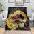 Personalized Preakness Horse Racing Blanket Horseshoe With Black-Eyed Susans