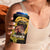 Personalized Preakness Horse Racing 4 in 1 Can Cooler Tumbler Horseshoe With Black-Eyed Susans