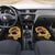 Personalized Preakness Horse Racing Car Mats Horseshoe With Black-Eyed Susans