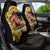 Personalized Preakness Horse Racing Car Seat Cover Horseshoe With Black-Eyed Susans