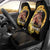 Personalized Preakness Horse Racing Car Seat Cover Horseshoe With Black-Eyed Susans