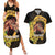 Personalized Preakness Horse Racing Couples Matching Summer Maxi Dress and Hawaiian Shirt Horseshoe With Black-Eyed Susans