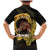 Personalized Preakness Horse Racing Family Matching Mermaid Dress and Hawaiian Shirt Horseshoe With Black-Eyed Susans