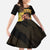 Personalized Preakness Horse Racing Family Matching Mermaid Dress and Hawaiian Shirt Horseshoe With Black-Eyed Susans