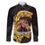 Personalized Preakness Horse Racing Family Matching Off Shoulder Short Dress and Hawaiian Shirt Horseshoe With Black-Eyed Susans