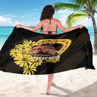 Personalized Preakness Horse Racing Sarong Horseshoe With Black-Eyed Susans