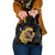 Personalized Preakness Horse Racing Shoulder Handbag Horseshoe With Black-Eyed Susans