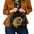 Personalized Preakness Horse Racing Shoulder Handbag Horseshoe With Black-Eyed Susans