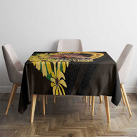 Personalized Preakness Horse Racing Tablecloth Horseshoe With Black-Eyed Susans