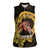 Personalized Preakness Horse Racing Women Sleeveless Polo Shirt Horseshoe With Black-Eyed Susans